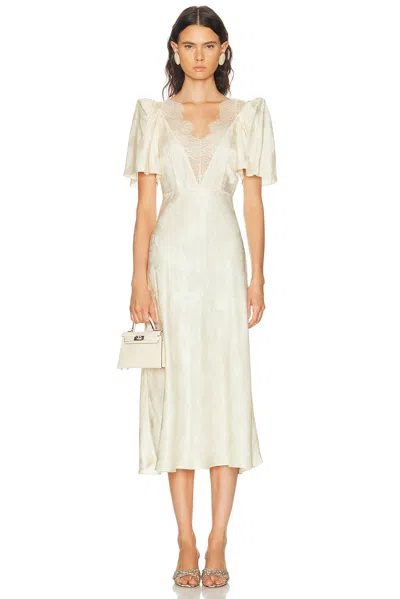 Ronny Kobo Philo Dress In Neutral