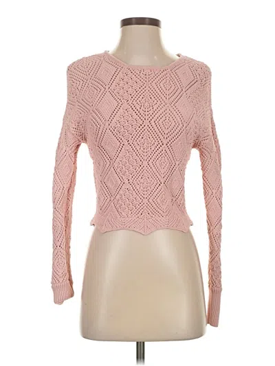 Pre-owned Ronny Kobo Pullover Sweater In Pink