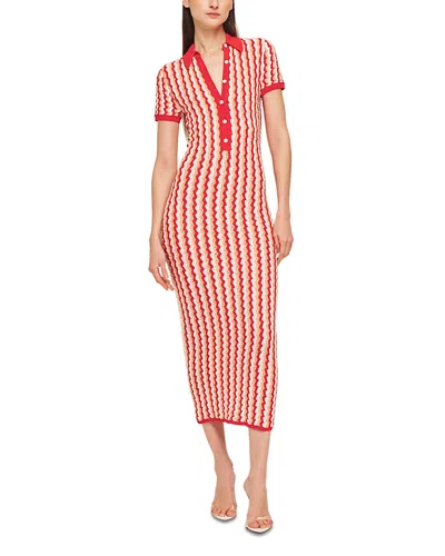 RONNY KOBO QUINLAN KNIT MIDI DRESS