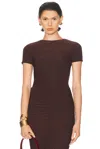 Ronny Kobo Rae Bodysuit In Brown