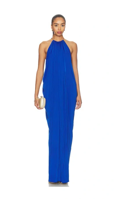 Ronny Kobo Rhodes Dress In Blue