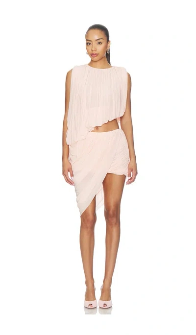 Ronny Kobo Rokas Dress In Pink