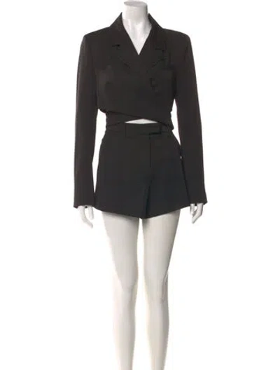 Pre-owned Ronny Kobo Romper In Black