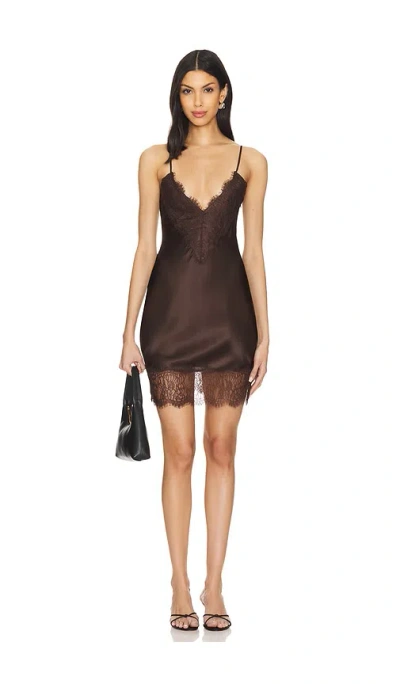 Ronny Kobo Russel Dress In Brown