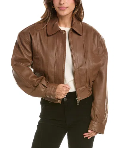 Ronny Kobo Samson Jacket In Brown