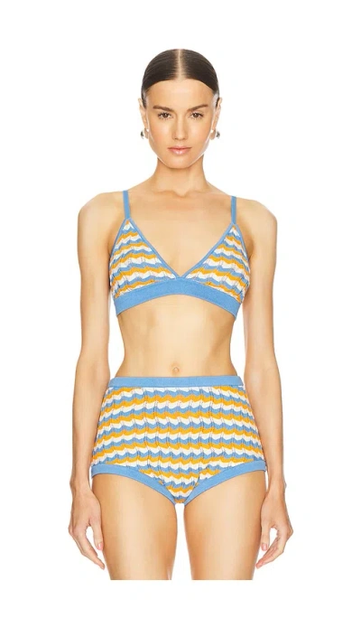 Ronny Kobo Sarda Top In Blue