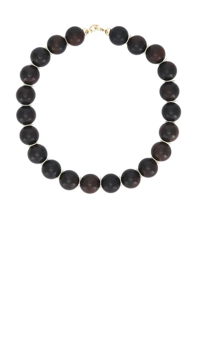 Ronny Kobo Sardonyx Necklace In Black