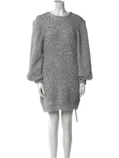 Pre-owned Ronny Kobo Scoop Neck Mini Dress