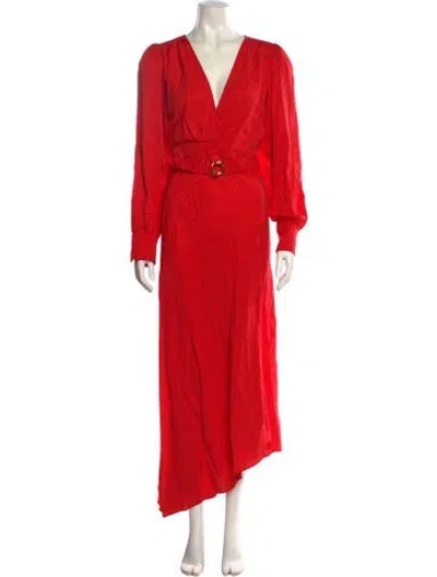 Pre-owned Ronny Kobo Silk Long Dress