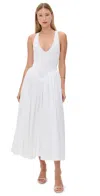 Ronny Kobo Sirinda Sleeveless V-neck Drop-waist Jersey Maxi Dress