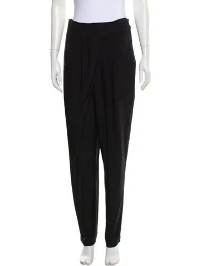 Pre-owned Ronny Kobo Skinny Leg Pants In Black