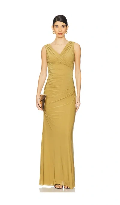 Ronny Kobo Sophia Dress In Green