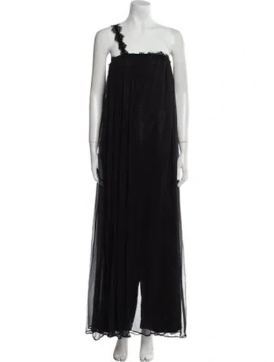 Pre-owned Ronny Kobo Square Neckline Jumpsuit In Black