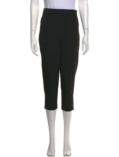 Pre-owned Ronny Kobo Straight Leg Pants In Black
