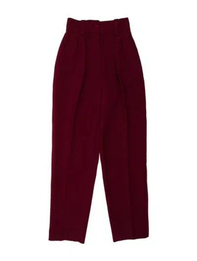 Pre-owned Ronny Kobo Straight Leg Pants In Brown