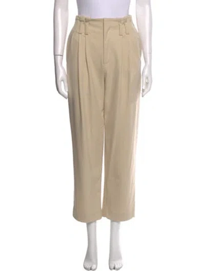Pre-owned Ronny Kobo Straight Leg Pants In Neutral