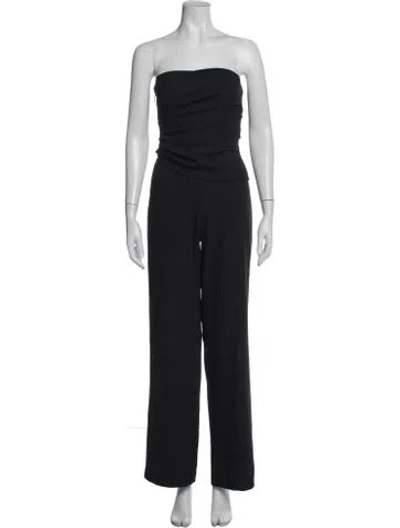 Pre-owned Ronny Kobo Strapless Jumpsuit W/ Tags In Blue