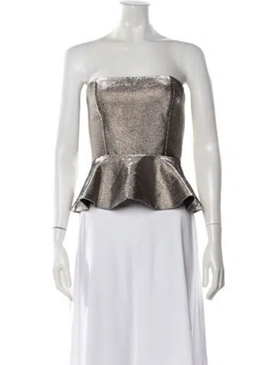 Pre-owned Ronny Kobo Strapless Top