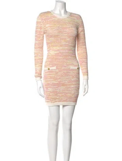 Pre-owned Ronny Kobo Striped Mini Dress In Multi