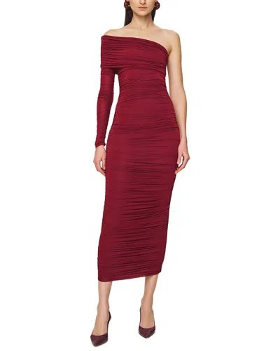 Ronny Kobo Sylvan Dress In Burgundy