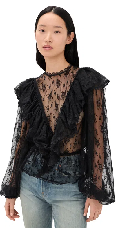 Ronny Kobo Talia Blouse Black