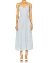 Ronny Kobo Tay Pleated Dress In Glacier