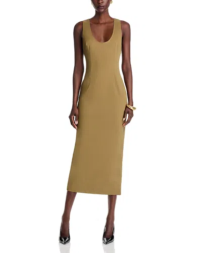 Ronny Kobo Tilly Dress In Military Green