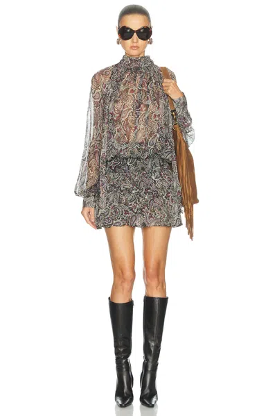 Ronny Kobo Tonchi Dress In Gray