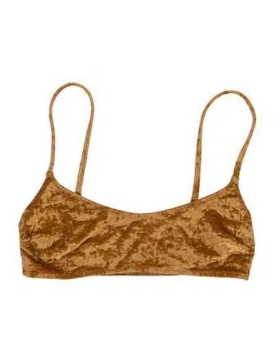 Pre-owned Ronny Kobo Top In Brown