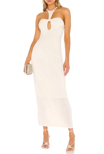 Ronny Kobo Trista Dress In Ivory In White