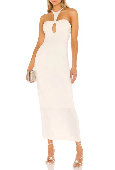 Ronny Kobo Trista Dress In Ivory In White