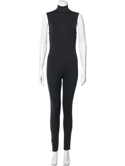 Pre-owned Ronny Kobo Turtleneck Jumpsuit W/ Tags In Black
