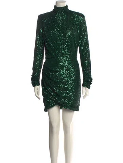 Pre-owned Ronny Kobo Turtleneck Mini Dress