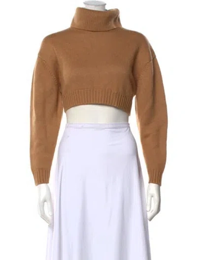Pre-owned Ronny Kobo Turtleneck Sweater In Brown
