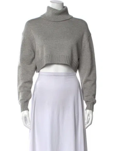 Pre-owned Ronny Kobo Turtleneck Sweater In Gray