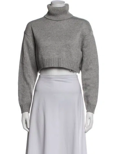 Pre-owned Ronny Kobo Turtleneck Sweater In Grey