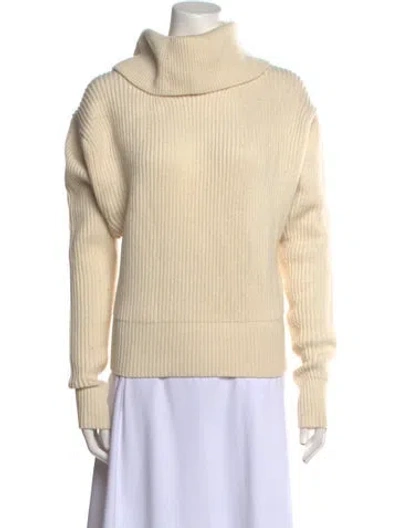 Pre-owned Ronny Kobo Turtleneck Sweater In Neutral