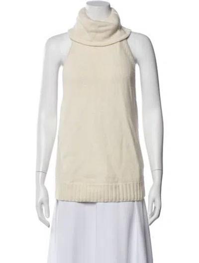 Pre-owned Ronny Kobo Turtleneck Sweater In Neutral