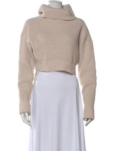 Pre-owned Ronny Kobo Turtleneck Sweater In Neutral