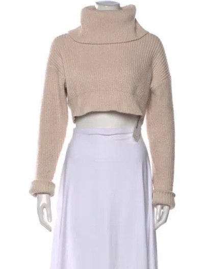 Pre-owned Ronny Kobo Turtleneck Sweater In Neutrals