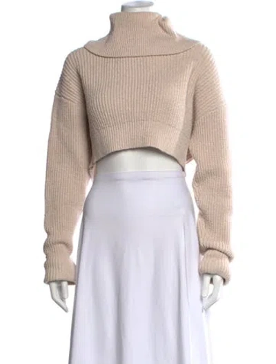Pre-owned Ronny Kobo Turtleneck Sweater In Neutrals