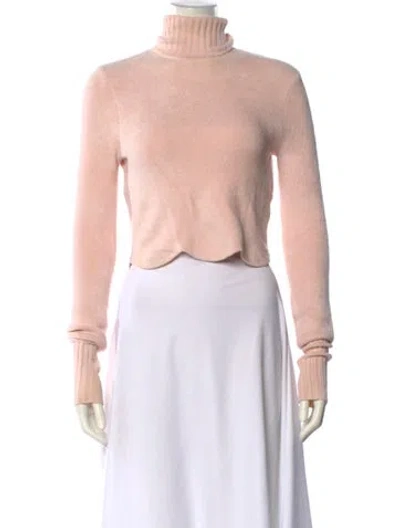 Pre-owned Ronny Kobo Turtleneck Sweater In Pink