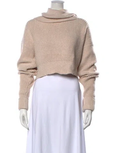 Pre-owned Ronny Kobo Turtleneck Sweater W/ Tags In Neutrals