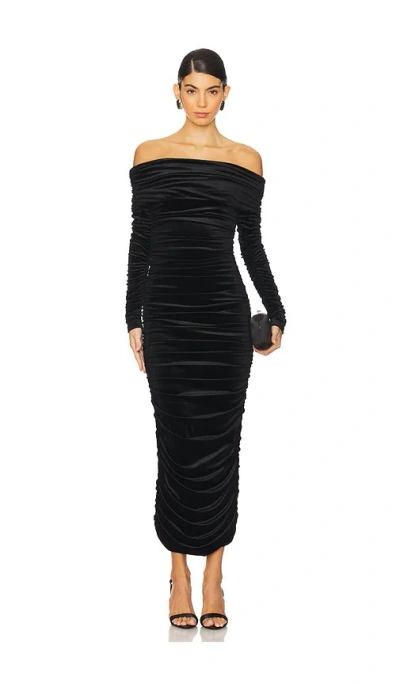 Ronny Kobo Varonica Dress In Black