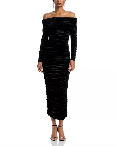 Ronny Kobo Varonica Dress In Black