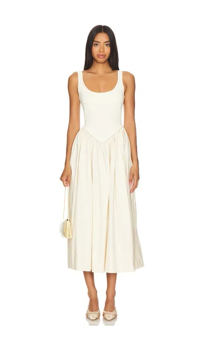 Ronny Kobo Verda Dress In Ecru