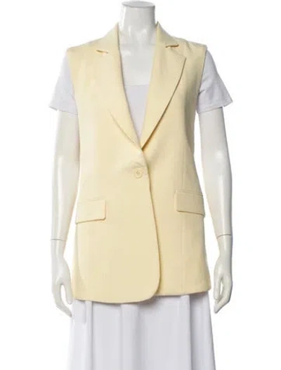 Pre-owned Ronny Kobo Vest In Yellow