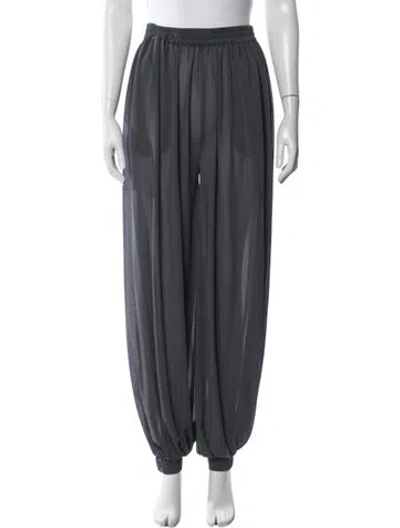 Pre-owned Ronny Kobo Wide Leg Pants In Blue