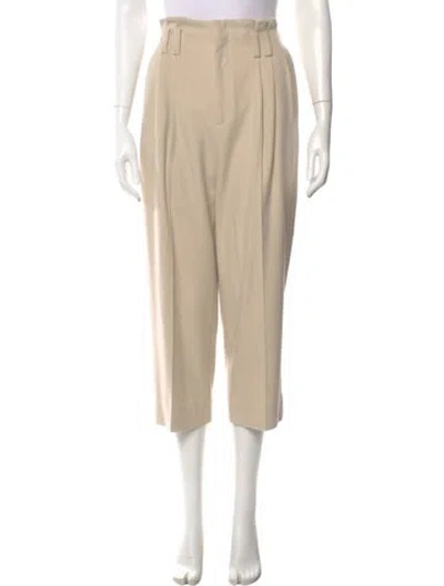 Pre-owned Ronny Kobo Wide Leg Pants In Brown