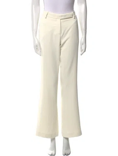 Pre-owned Ronny Kobo Wide Leg Pants In Neutral